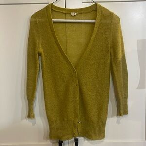 Jcrew cardigan lightweight size xs